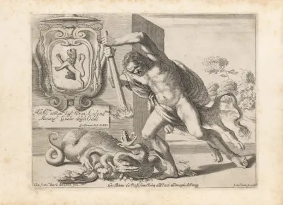 Engravings After Guercinos Libro Dei Disegni Pl 01