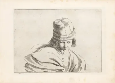 Engravings After Guercinos Libro Dei Disegni Pl 03