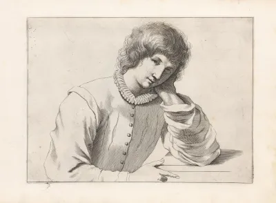 Engravings After Guercinos Libro Dei Disegni Pl 04