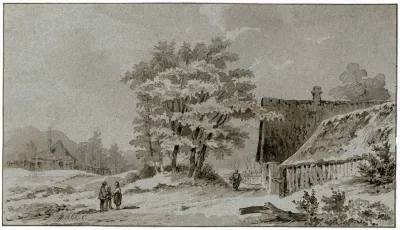 Enkele Huizen In De Duinen
