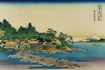 Enoshima In Sagami Province