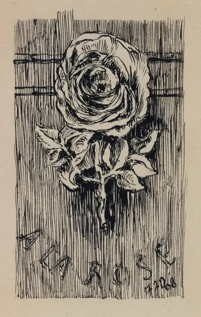 Enseigne A La Rose Rue Saint Antoine