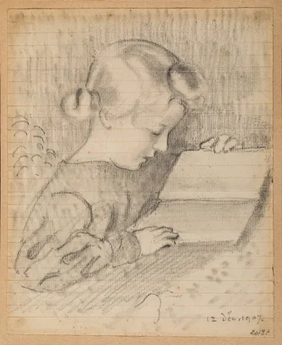 Ensemble De Deux Oeuvres Sur Papier
