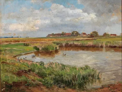 Enten Am Dorfweiher