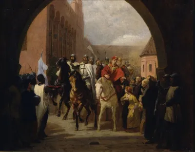 Entering Of The Knights In The Marienburg Study