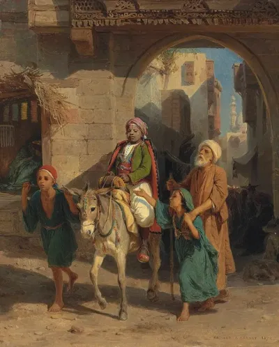 Entering The City