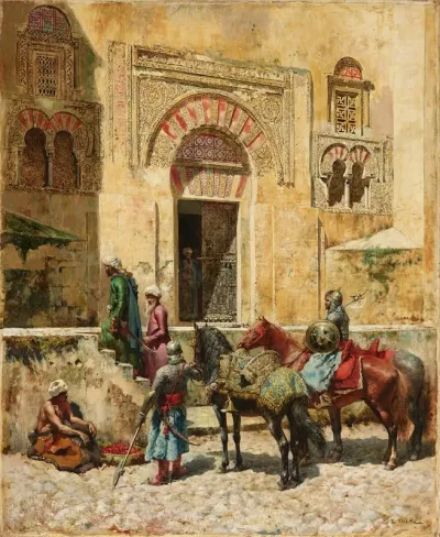 Entering The Mosque