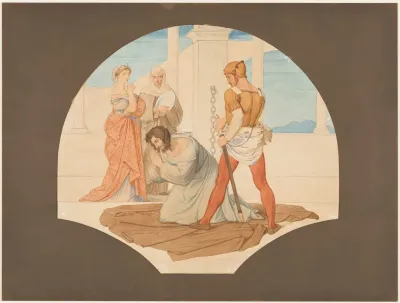 Enthauptung Johannes Des Taufers Selig Die Verfolgung Leiden