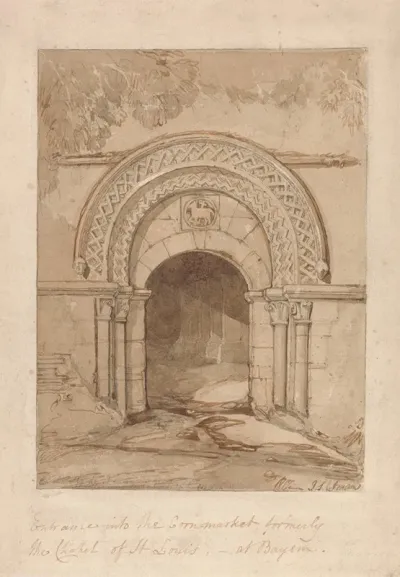 Entrance Into The Cornmarket Formerly The Chapel Of St Louis At Bayeux
