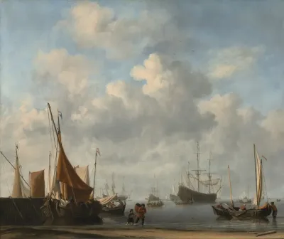Entrance To A Dutch Port