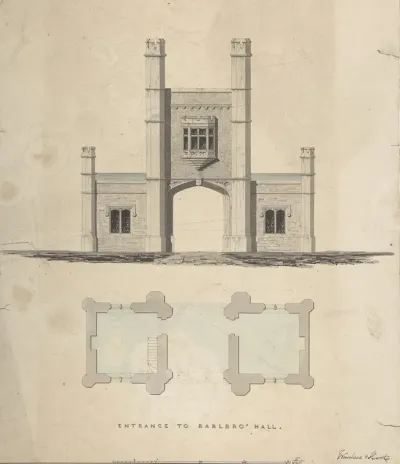 Entrance To Barlboro Hall