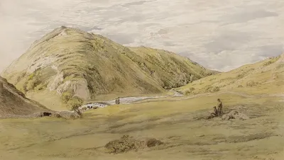 Entrance To Dovedale From Ashbourne Derbyshire