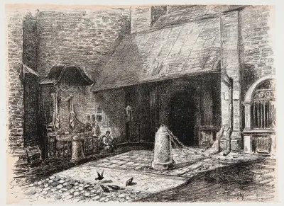Entrance To St Marys Church From St Barbaras Square