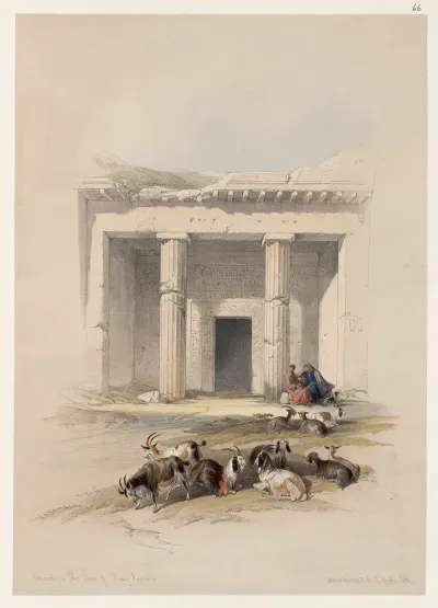 Entrance To The Caves Of Beni Hasan