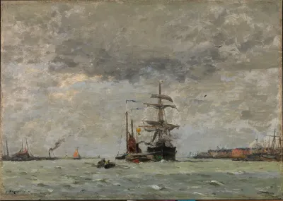 Entrance To The Harbor