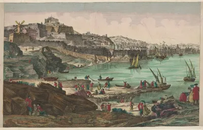 Entrance To The Marseille Port