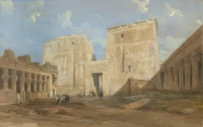 Entrance To The Temple Of Isis Philae