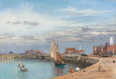 Entrance To Yarmouth Harbour