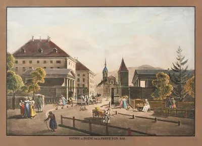 Entree De Berne Par La Porte Den Bas