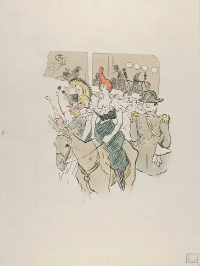 Entree De Cha U Kao From Le Rire No 67 15 February 1896