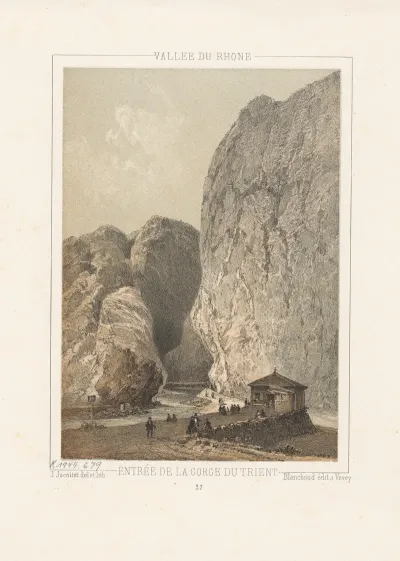 Entree De La Gorge Du Trient