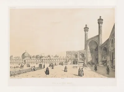 Entree De La Grande Mosque Ispahan