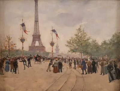 Entree De Lexposition Universelle De 1889