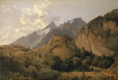 Entry To The Urbach Valley With Ritzlihorn