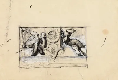 Entwurf Fur Eine Allegorie Der Goldschmiedekunst