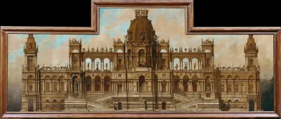 Entwurf Fur Einen Palast Fassade