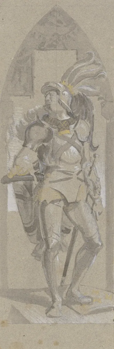 Entwurf Zum Bild Kaiser Maximilians I Im Frankfurter Romer