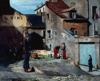 Episode De La Commune Rue Des Rosiers A Montmartre