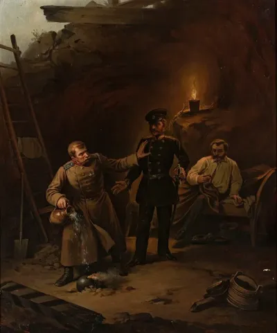 Episode From The Crimean Wars Scene In Prison