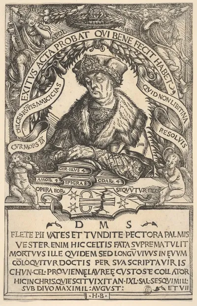 Epitaph Of Conrad Celtis