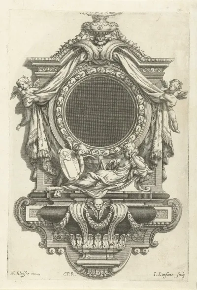 Epitaph With Empty Medallion