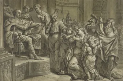 Eponina Vraagt Aan Vespasianus Genade Voor Sabinus
