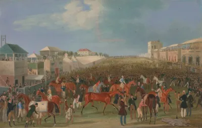 Epsom Races The Race Over