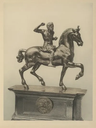 Equestrian Figure North Italian Xvi Century