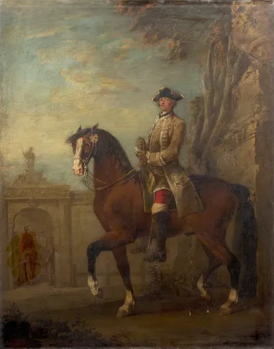 Equestrian Portrait Of A Kings Squire