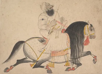 Equestrian Portrait Of A Noble