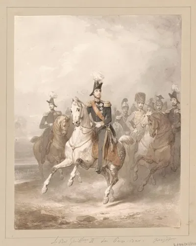 Equestrian Portrait Of King William Li
