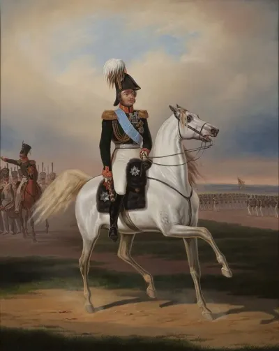 Equestrian Portrait Of Mr Paskiewicz