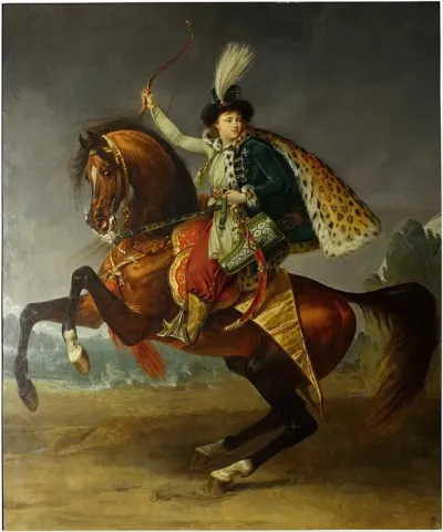 Equestrian Portrait Of Prince Boris Yusupov