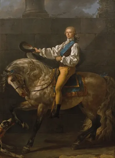 Equestrian Portrait Of Stanislaw Kostka Potocki