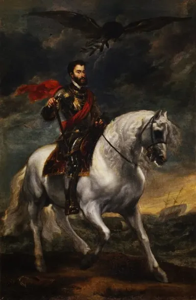 Equestrian Portrait Of The Emperor Charles V