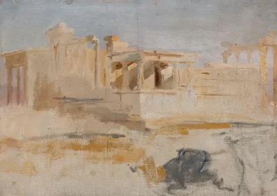 Erechtheion From The Journey To Greece