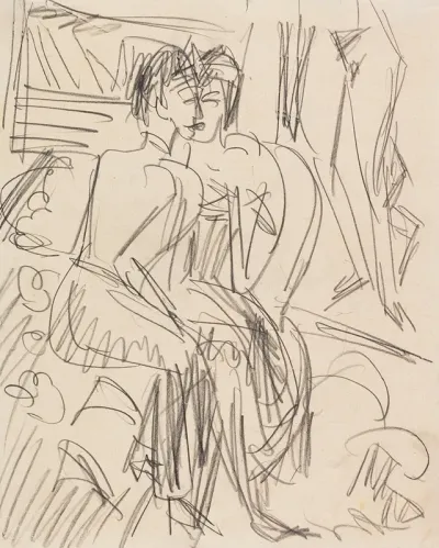 Erna Und Gerda Im Atelier