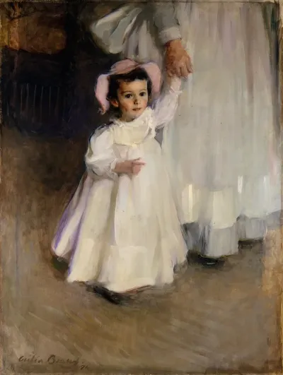 Ernesta Child With Nurse