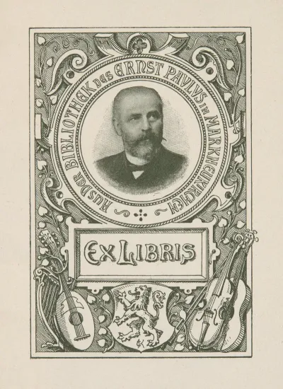 Ernst Paulus Markneukirchen Ekslibris