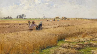 Erntefeld Am Niederrhein